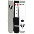 thumbnail image 2 of TeeHee Men's Wedding Cotton Crew Socks 3-Pack (Weddings), 2 of 5