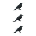 thumbnail image 2 of kurtrusly Horror Props For Halloween - High Simulation Black Crow Ornament For Festive Straight crow 3Set, 2 of 6