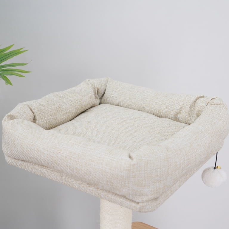 Vibrant Life 42" 4-Level Cat Tree, Beige photo 5