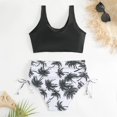 thumbnail image 3 of Spring Saving GaThRRgYP Womens Bikinis Swimsuits,Women's Printing Swimwear Two-piece Slim Bikini Straped Swimsuits, 3 of 8