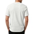 thumbnail image 4 of Mens Henley Shirts Short Sleeve Waffle Casual Tees Summer Athletic Work Gym T Shirts, 2XL, 4 of 7