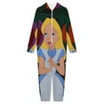 thumbnail image 3 of Alice in Wonderland Kids Hooded Jumpsuit Union Suit Onesie One Piece Blanket for Boys Girls, 3 of 7