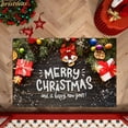 thumbnail image 4 of Merry Christmas Christmas Doormat Snowman Decorative Door Mat Christmas Winter Holiday Non Slip Floor Rugs Snowman Kitchen Rug for Home Indoor Outdoor Entrance Decor 16x24in, 4 of 6