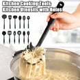 thumbnail image 2 of KMSS Cooking Utensil Set for Kitchen Dishwasher Safe BPA Free Heat-Resistant Non-stick Spatula Strainer Spoon Slotted Scoop Kit Kitchens Tool (6Pcs), 2 of 8