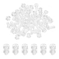 thumbnail image 1 of Uxcell M6x15mm Tornillos de Acrílico Claro y Kit de Tuercas Hexagonales, Tornillos de Cabeza Redonda Phillips de Plástico PC, Juego Transparente de 30, 1 of 5