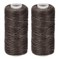 thumbnail image 1 of Unique Bargains Dark Brown Polyester Waxed Leather Sewing Thread, 55 Yards, 2 Pack, 1 of 6