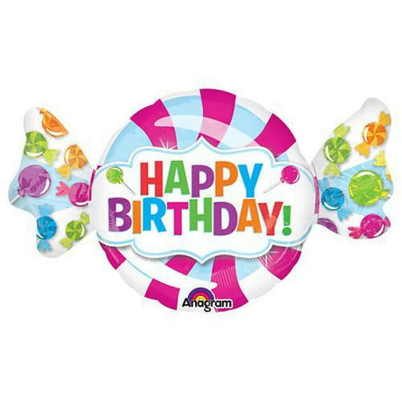 LOONBALLOON Birthday Food Balloons, 40″ SWEET SHOP