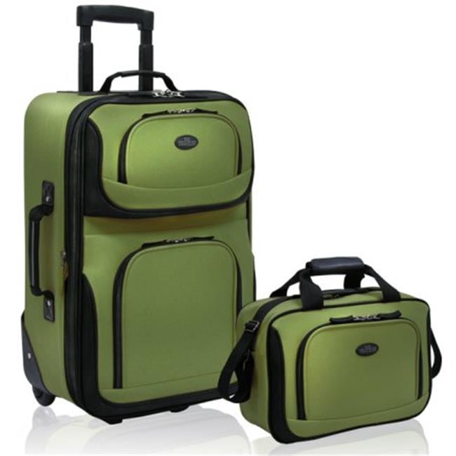 On The Go! 2Piece Expandable Travel Luggage Set In Green Walmart