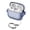 Blue, variant on Allytechgroup Clear Airpods Pro 3 Case Cover with Keychain, [Anti-Yellowing] Shockproof Protective Cover Compatible with Apple Airpods Pro 3rd Gen (2025) Support Wireless Charging Case, Blue
