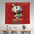 thumbnail image 4 of The Cuphead Show Tapestry Wall Hanging Wall Art Decor Wall Tapestry for Living Room Bedroom Dorm 40x60 Inch, 4 of 7