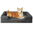 thumbnail image 1 of Cama ortopédica para perros EHEYCIGA, impermeable, espuma viscoelástica, grande, 1 of 9