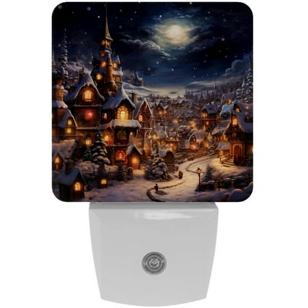 

Christmas retro LED Square Night Lights- Energy Efficient and Stylish Illumination for Every Corner of Your Space