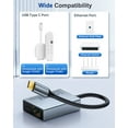thumbnail image 4 of Gigabit Ethernet Adapter for Fire TV Stick, 1000Mbps Micro USB to RJ45 TV Stick Ethernet Adapter Compatible with Fire TV Stick 4K/ 4K Max, Chromecast Ultra, 4 of 9