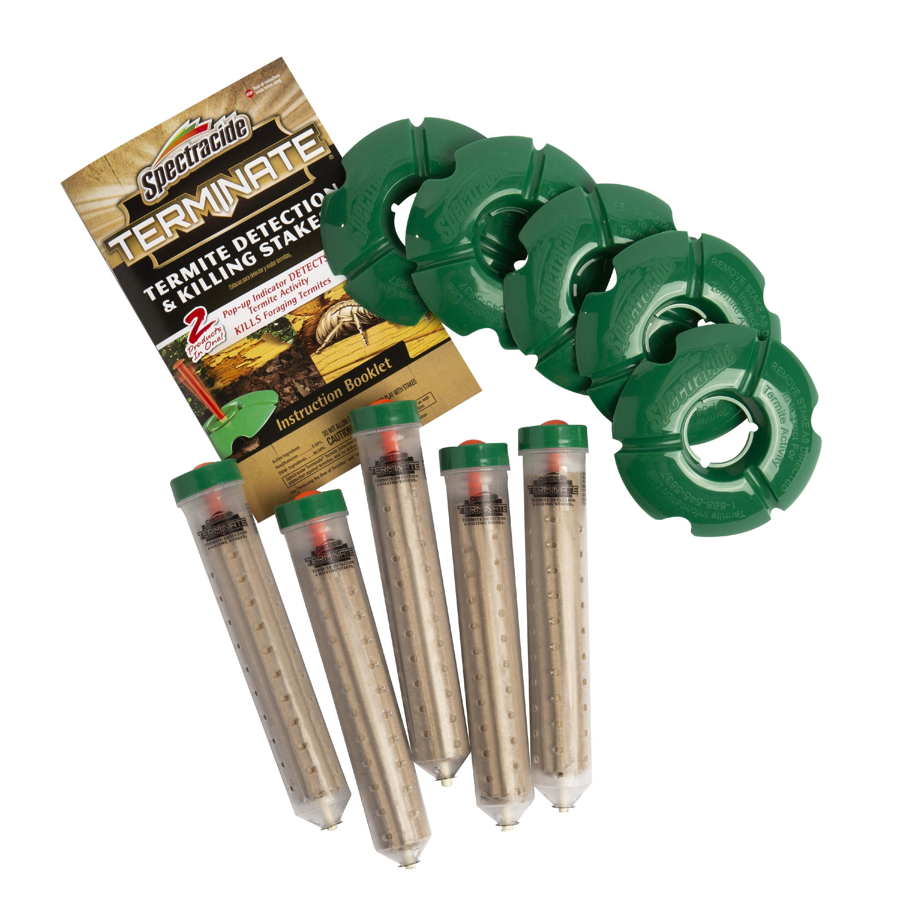 Spectracide Terminate Termite Detection and Killing Stakes, Refill
