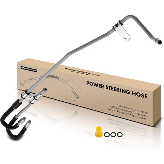A-Premium Power Steering Pressure & Return Hoses Line Assembly Compatible with Toyota Camry 1992-2001, Avalon 1995-2004, Solara & Lexus ES300, 3.0L, with O-ring, Pump To Rack/Gear