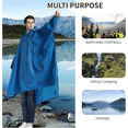 thumbnail image 4 of Poncho de Pluie Imperméable Léger pour Adulte avec Poche - Imperméable Unisexe pour Randonnée, Camping et Urgences, 4 of 6