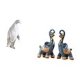 thumbnail image 5 of 3 Pieces Elephant Figurine Penguin Sculpture Collectibles Resin Material for Bedroom Office Housewarming Decoration, 5 of 8