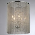 thumbnail image 4 of Warehouse of Tiffany Rosalias Chrome 6-Light Chain Crystal Chandelier, 4 of 5