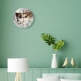 thumbnail image 4 of 10 Inch Wall Clock Battery Operated Silent Clock Decorative for Office, Kitchen, Outdoor, Living Room，Cute Cat Kitten Print Animal Funny Colorful, 4 of 4