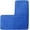 Blue, variant on L-Shaped Bath Mat Bathroom Floor Rug Water Absorbent Soft Bath Rugs Non Slip Corner Shower Mat Washable Carpet for Square Shower(Black)
