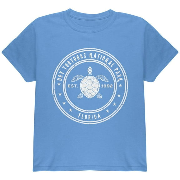 Dry Tortugas National Park Youth T Shirt Carolina Blue YSM