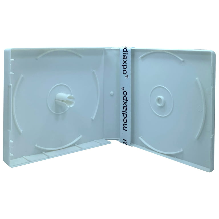 CheckOutStore 50 White Color CD/DVD Box up to 16 Discs 