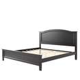 thumbnail image 6 of Euroco Wood Full Size Platform Bed, Black, 6 of 10
