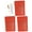 Orange red, variant on Jesscasday 6Pcs Inflatable Repair Patches PVC Repair Patches Inflatable Boats Canoes Kayak