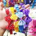 thumbnail image 5 of Goowood Dog Bow Tie Adjustable Collars Dog Wedding Outfit Handmade Polyester Soft Cute Fashionable Comfortable Dog Collar for Large Medium Small Dogs, 5 of 7