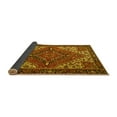 thumbnail image 2 of Ahgly Company Indoor Square Persian Yellow Traditional Area Rugs, 4' Square, 2 of 4