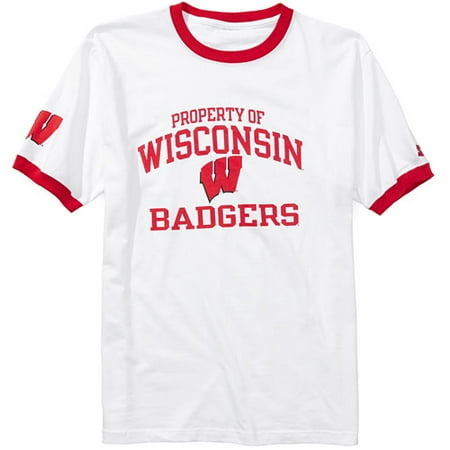 Starter - Big Men's Wisconsin Badgers Ringer Tee