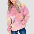 thumbnail image 2 of mgoYE Hoodies for Teen Girls Cute Oversized Gradient Sweatshirts Long Sleeve Pullover Fall Winter Clothes, 2 of 6