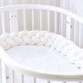 thumbnail image 4 of Almohada de bola de nudo largo tejida, bola de nudo, cama decorativa para habitación de niños, 4 of 5