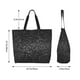 thumbnail image 5 of Fotbe Black And White Dotted Bolsa Tote Estética de Lona con Estampado para Mujer - Bolsa Reutilizable de Hombro Casual para Vacaciones, Compras, Trabajo y Gimnasio, 5 of 8