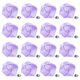 thumbnail image 1 of Paquete de 16 pines de solapa para trajes de hombre, broches de flores de 1.97" [Púrpura claro], 1 of 1