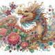 thumbnail image 1 of Kit Con Forma Especial Parcial 5D DIY Magnífico Dragón 30x30cm, 1 of 9