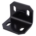 thumbnail image 1 of Soporte de esquina Hampton Black Steel 6,1 cm de alto x 7,6 cm de ancho x 0,5 cm de profundidad, 1 of 1