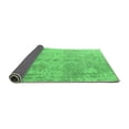 thumbnail image 2 of Ahgly Company Indoor Square Oriental Emerald Green Industrial Area Rugs, 7' Square, 2 of 4