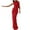 Red, variant on Antinious Ladies Summer Dress,Formal Party Dresses for Women,Wedding Guest Dresses for Women Solid Hanging High Slit Sleeveless Formal Evening Dresses,Red,M