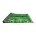 thumbnail image 2 of Ahgly Company Indoor Rectangle Abstract Emerald Green Contemporary Area Rugs, 4' x 6', 2 of 4