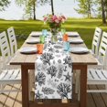 thumbnail image 4 of Table Runners 70 Inches Long Dress Scarves, Black Coastal Farmhouse Coffee/Dining/Kitchen Table Decor, Holiday Table Runner, Coral Starfish Seaside Summer Beach 13x70 Inch, 4 of 9