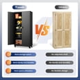 thumbnail image 6 of Metal Garage Storage Cabinet with Locking Doors and Adjustable Shelves,- 75" Rolling Steel Tool Cabinet for Home Office,Garage,Warehouse, 6 of 16