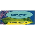 thumbnail image 3 of Anonymous 18x10 Black Modern Framed Museum Art Print Titled - Grov-Sweet Brand Produce Label (1930-1950), 3 of 5