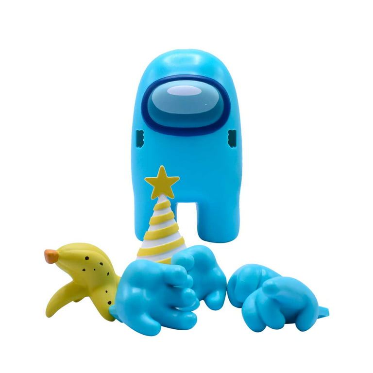 Among Us Crewmate (Aquamarine) 4-inch Action Figure with 4 Interchangeable  Hands and 2 Hats by Toikido and Just Toys 