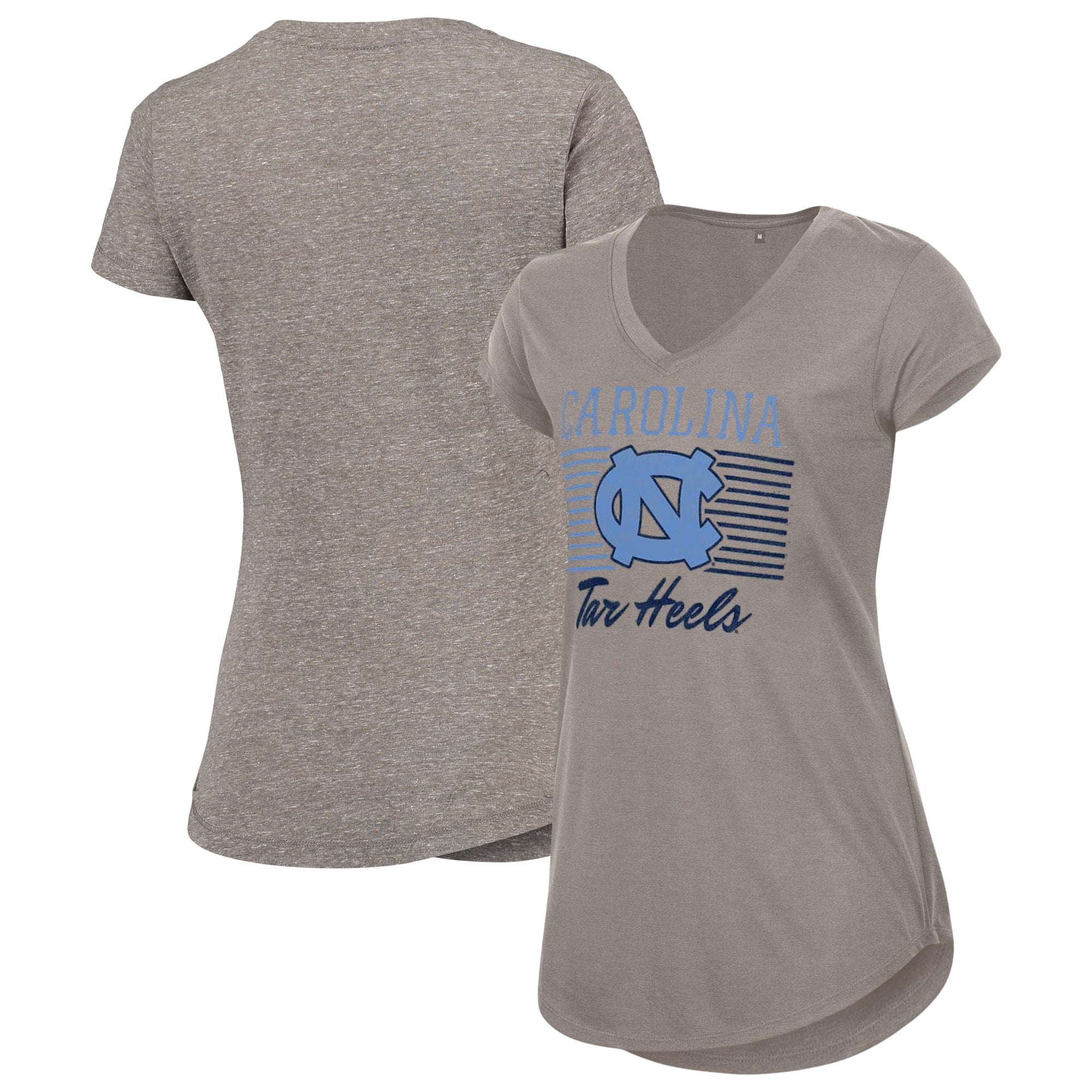 Women's Russell Athletic Heathered Charcoal North Carolina Tar Heels ...