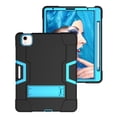 thumbnail image 4 of Allytech iPad Air 5 Case 2022, iPad Air 4 Case 2020, Heavy Duty Protection Shockproof Build In Kickstand Pencil Holder Kids Friendly Case for Apple iPad Air 5th 4th Generation, BlackBlack/Blue, 4 of 7