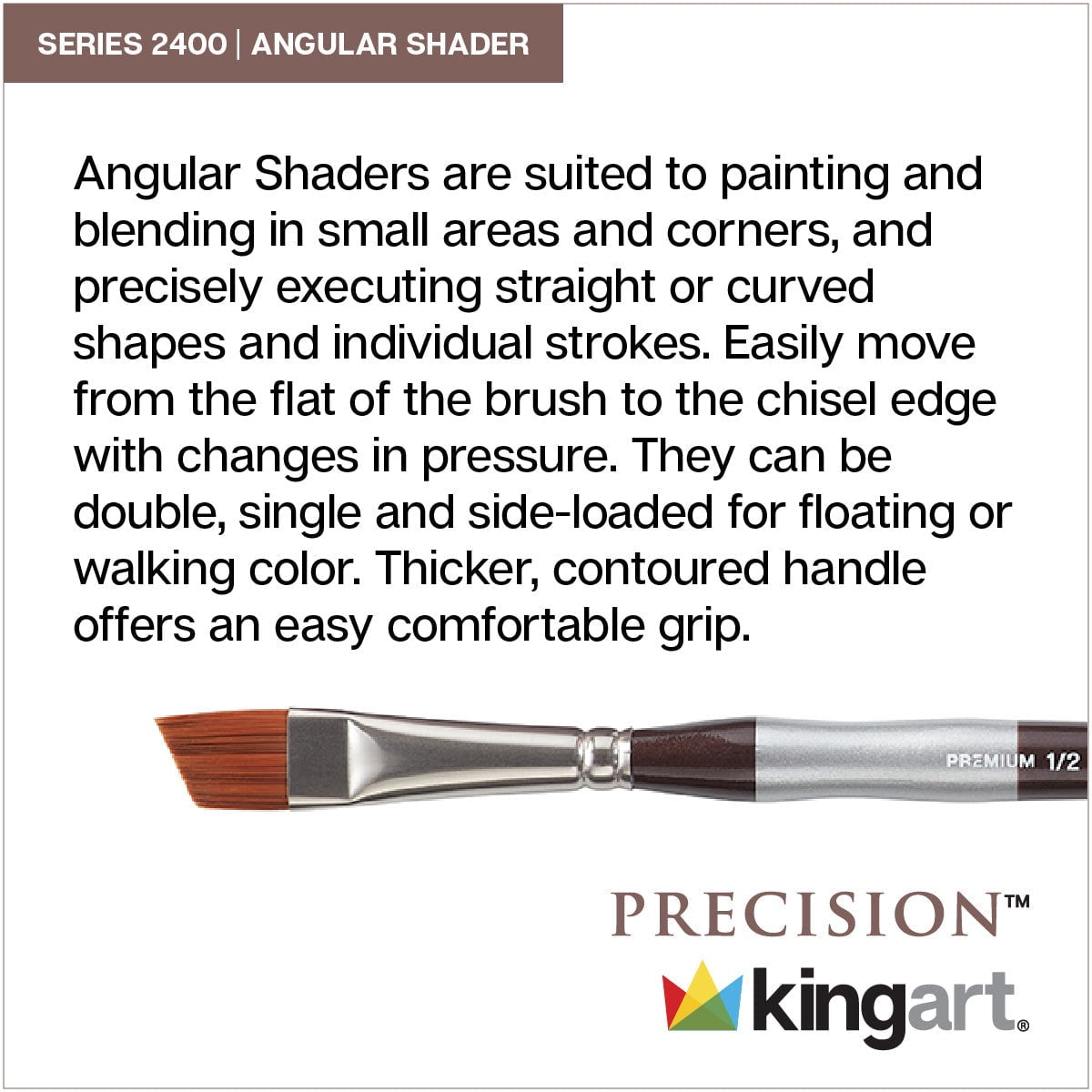 Precision&trade; 2400 Angle Brush Set, 5 pc