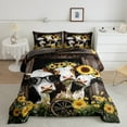 thumbnail image 2 of Castle Fairy Cow Sunflower Comforter Set, Twin, 2-Piece, 2 of 8