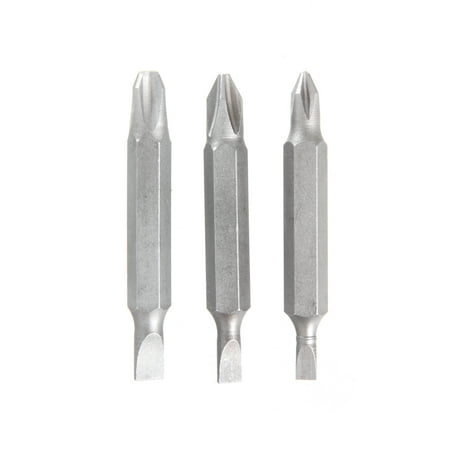 

Hyper Tough 3 Pack 2 inch Double End Phillips Screwdriver Bits Set AU85042K