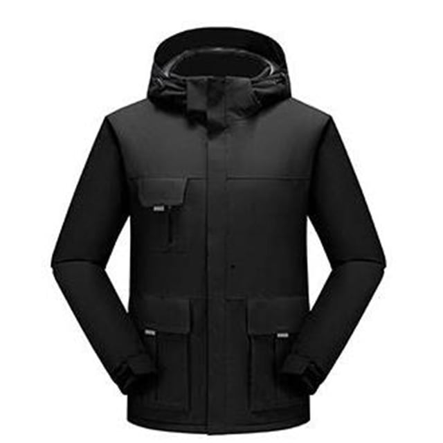 Puntoco Chaqueta Deportiva Informal De Manga Larga Con Capucha Y Bolsillos Con Cremallera Y forro Polar Liso Para Hombre